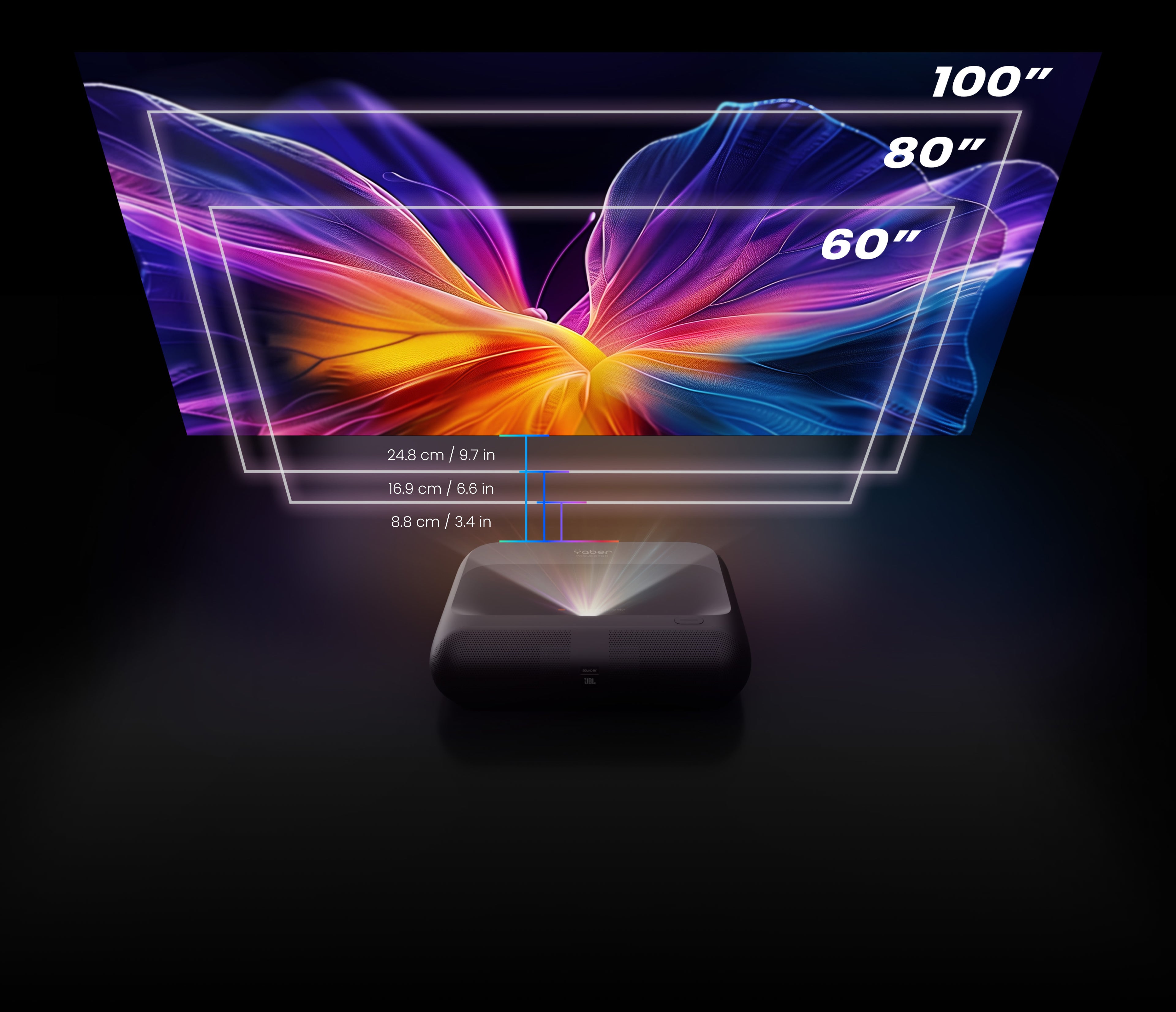 K300s Portable Ultra Short Throw Laser Projector product detail