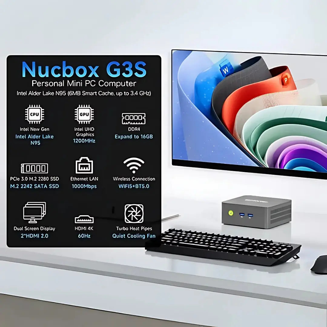GMKTEC NucBox G3S Intel Alder Lake-N N95 mini computer (CS-GNBG3S5) [Hong Kong genuine product]