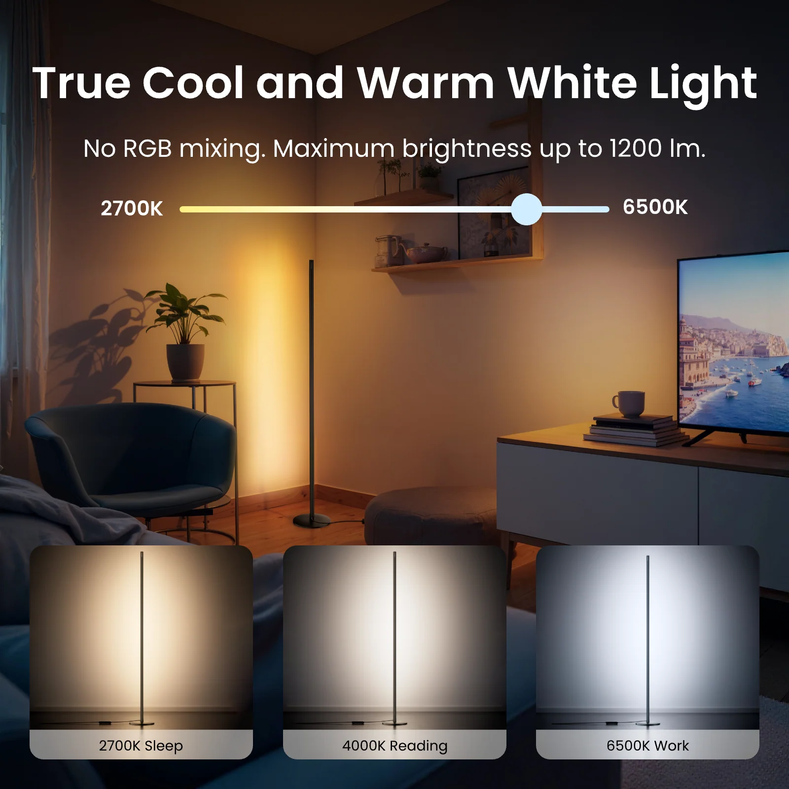 SwitchBot RGBICWW Floor Lamp 座地氣氛燈 - 香港行貨