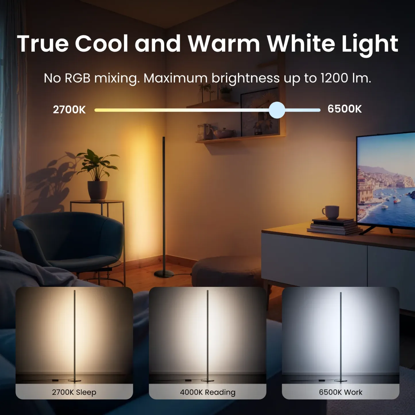 SwitchBot RGBICWW Floor Lamp 座地氣氛燈 - 香港行貨