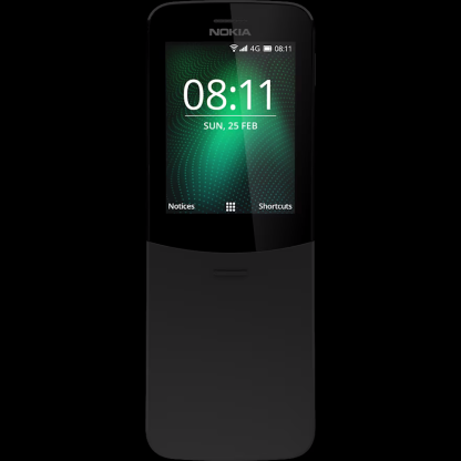 NOKIA 8110 4G 雙SIM卡 曲線熒幕 能手機 經典機王 - 香港行貨-DIGIBAL ONLINE