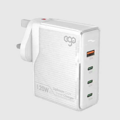 EGO 120W Optimum GaN 4USB 旅行充電器 [香港行貨]-DIGIBAL ONLINE