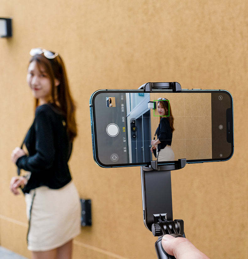 RTAKO銳塔克 L09 迷你專業防震 人臉追蹤補光折疊手機雲台 - 三腳架自拍杆- 黑色 [香港行貨]-DIGIBAL ONLINE