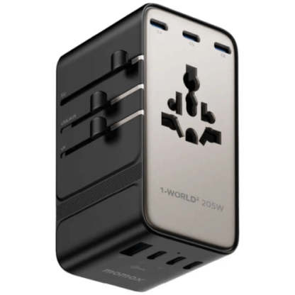 Momax 1-World2 205W七接口雙AC旅行插座 UA28UKL [香港行貨]-DIGIBAL ONLINE