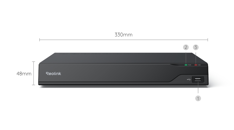 Reolink RP-PN16 PoE 網絡監控錄影器