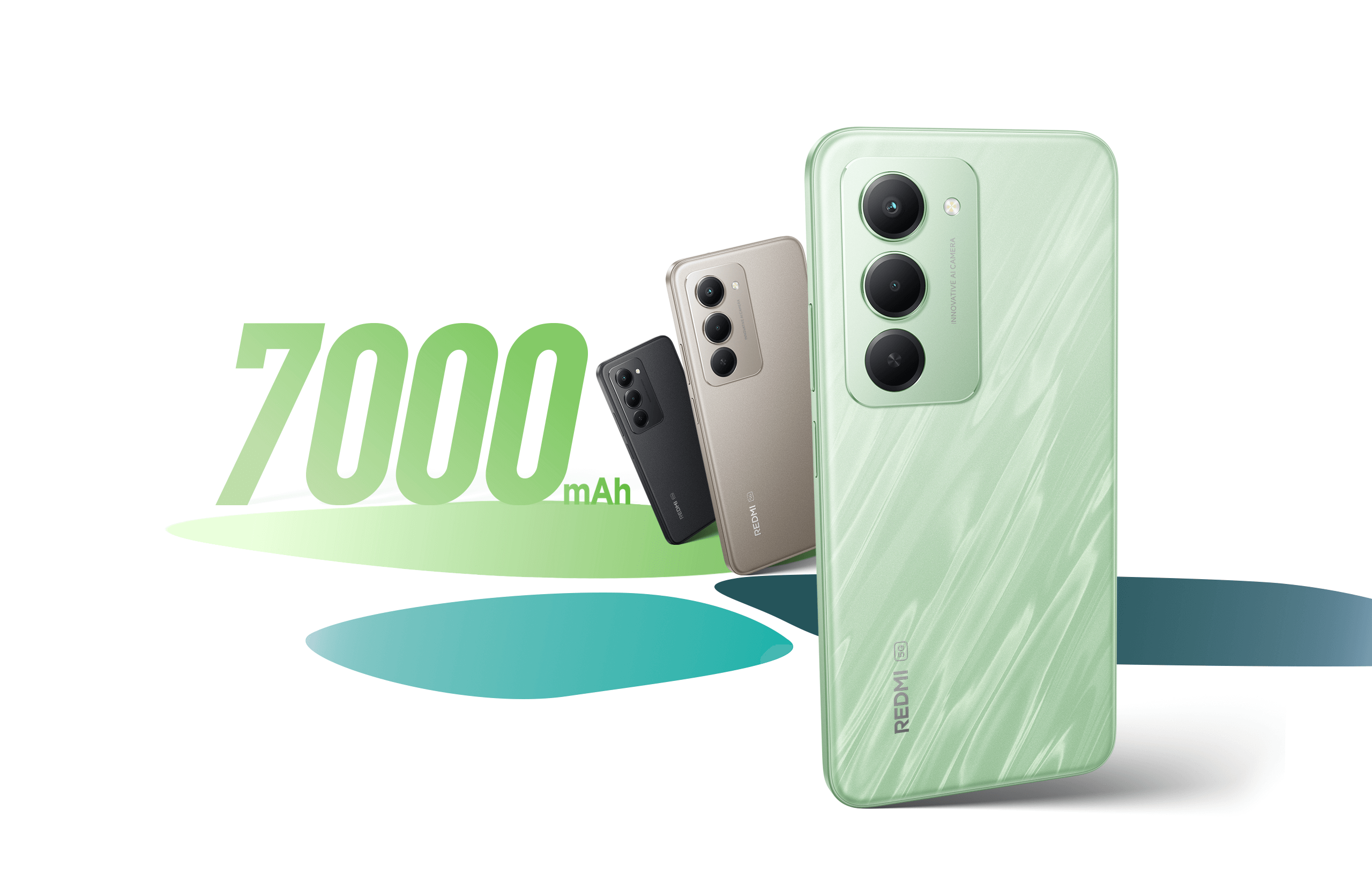 REDMI 15 5G 8GB+256GB 漣漪綠 智能手機 香港行貨