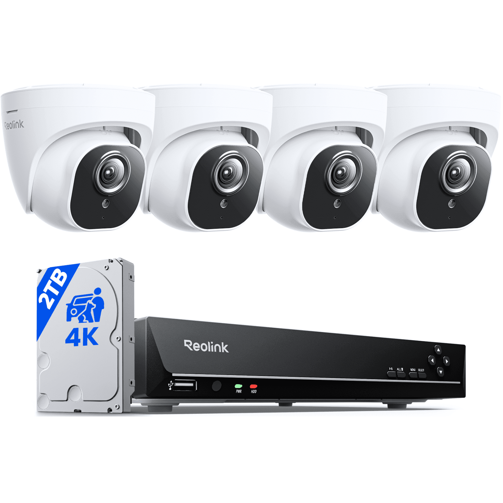 NVS8-8MD4 2TBHDD NVR KIT 香港行貨 Reolink
