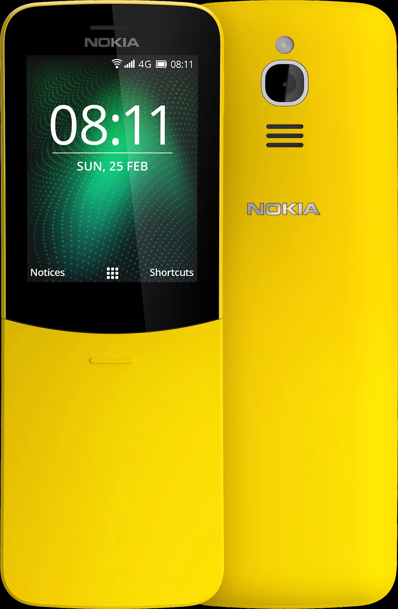 NOKIA 8110 4G 雙SIM卡 曲線熒幕 能手機 經典機王 - 香港行貨-DIGIBAL ONLINE