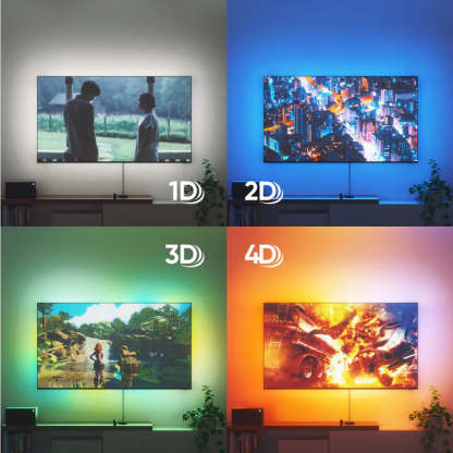 Nanoleaf 4D Screen Mirror + Lightstrip Kit (TVs & Monitors Up to 65″ & 85") [香港行貨]-DIGIBAL ONLINE