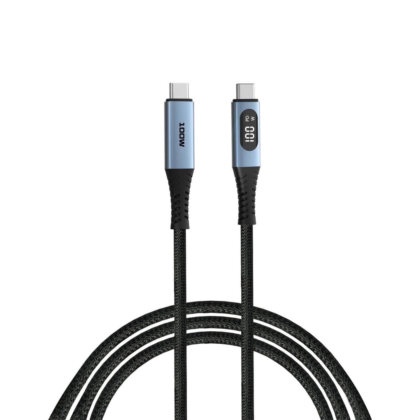 VERBATIM 100W USB-C 至 USB-C 充電傳輸線附 LED 顯示屏 -  120 CM (31848)【原裝行貨】-DIGIBAL ONLINE