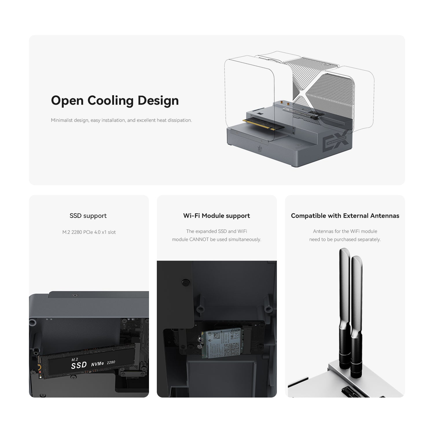Beelink EX Pro Docking Station Expansion Dock (DK-BLEXDS) [Hong Kong genuine product]
