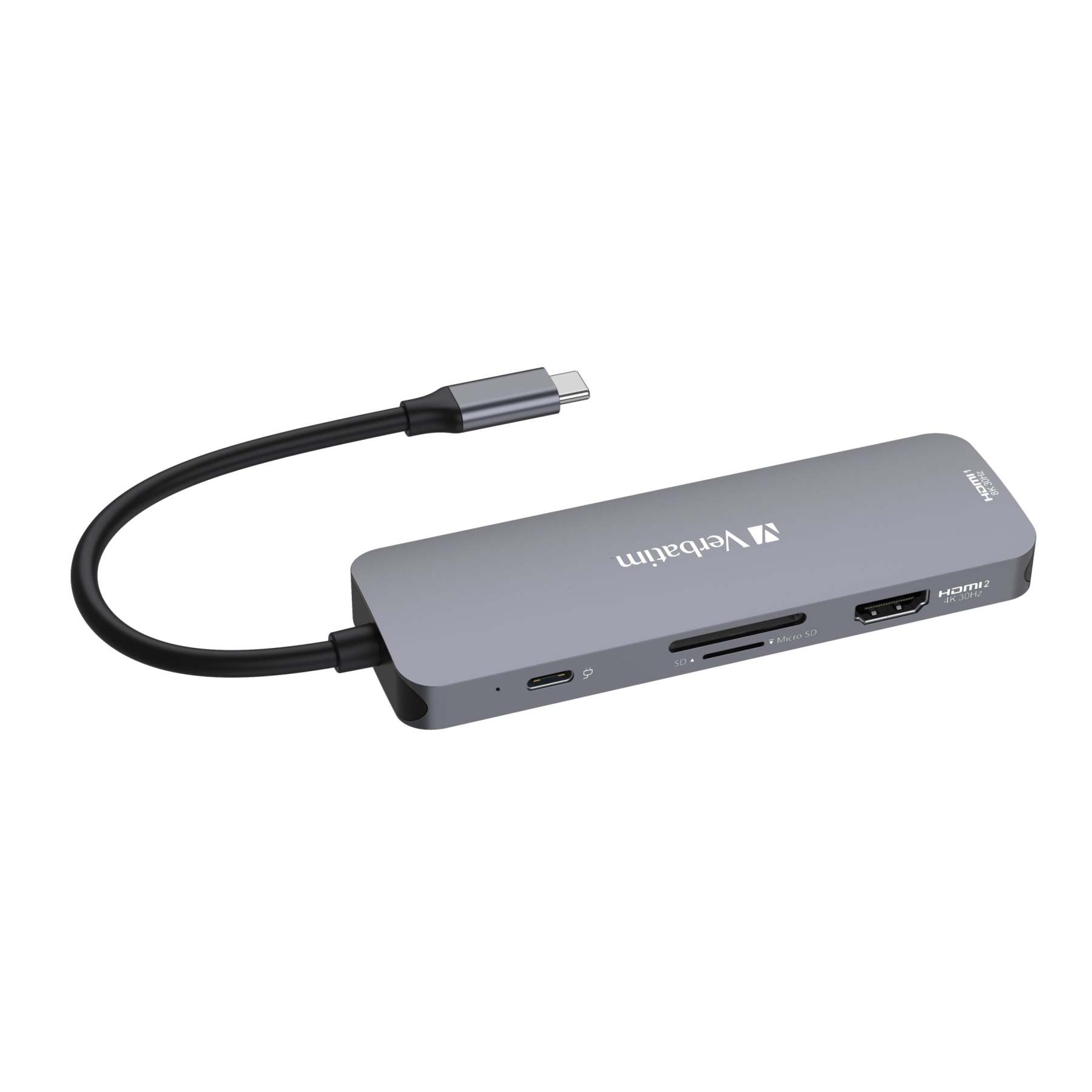 Verbatim USB-C Pro 8合1 8K HDMI擴展器 - 32151  [香港行貨]-DIGIBAL ONLINE