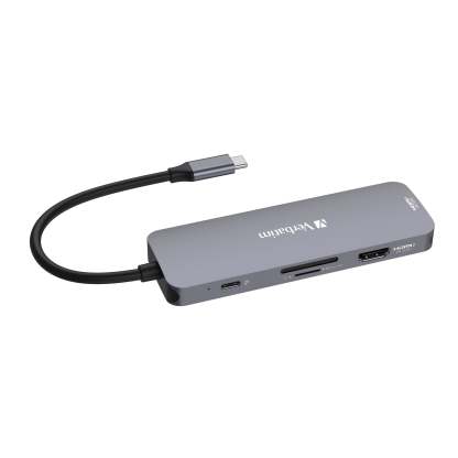 Verbatim USB-C Pro 8合1 8K HDMI擴展器 - 32151  [香港行貨]-DIGIBAL ONLINE