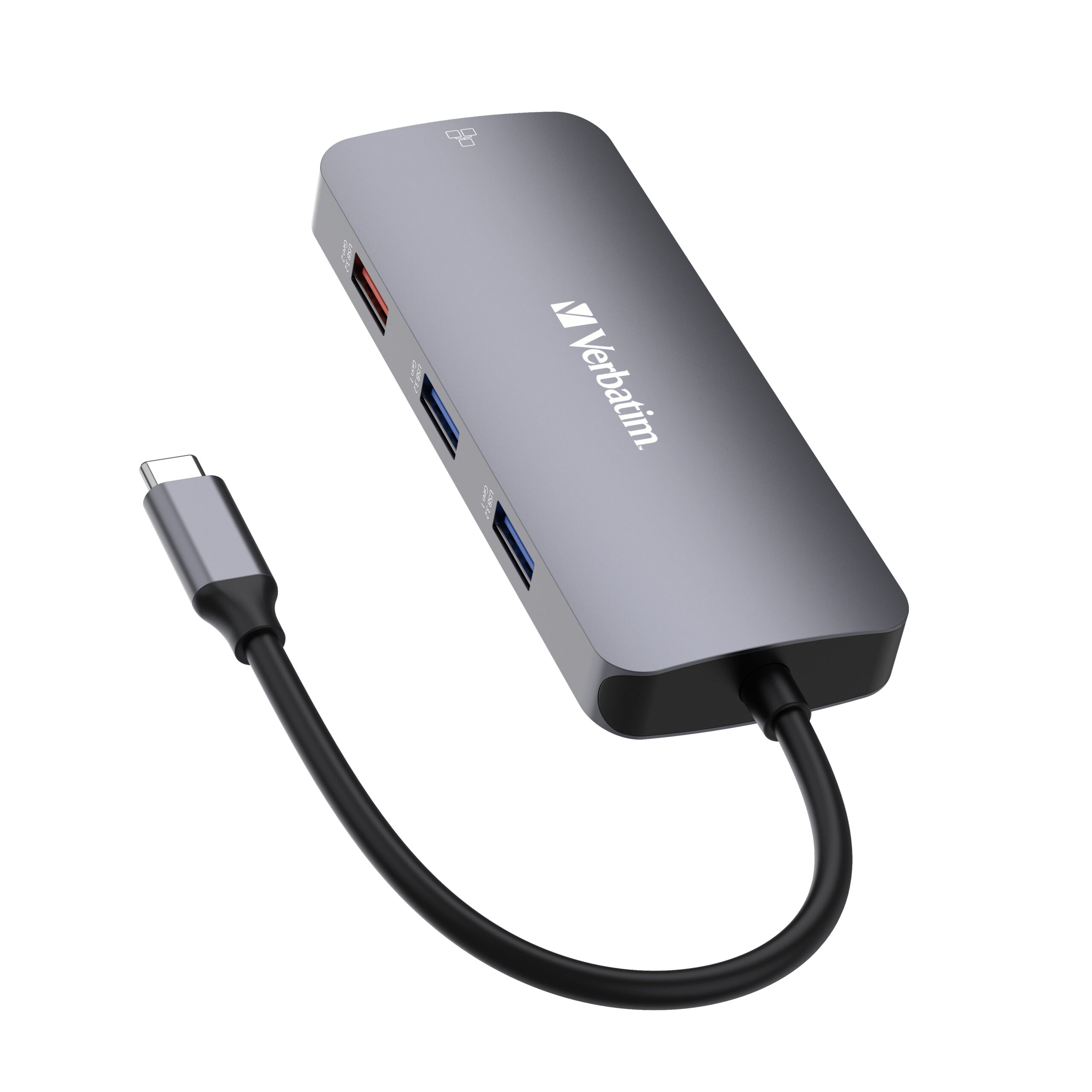 Verbatim USB-C Pro 9合1 USB 3.2 Gen 2 Type-C Lan擴展器 - 32152 [香港行貨]-DIGIBAL ONLINE