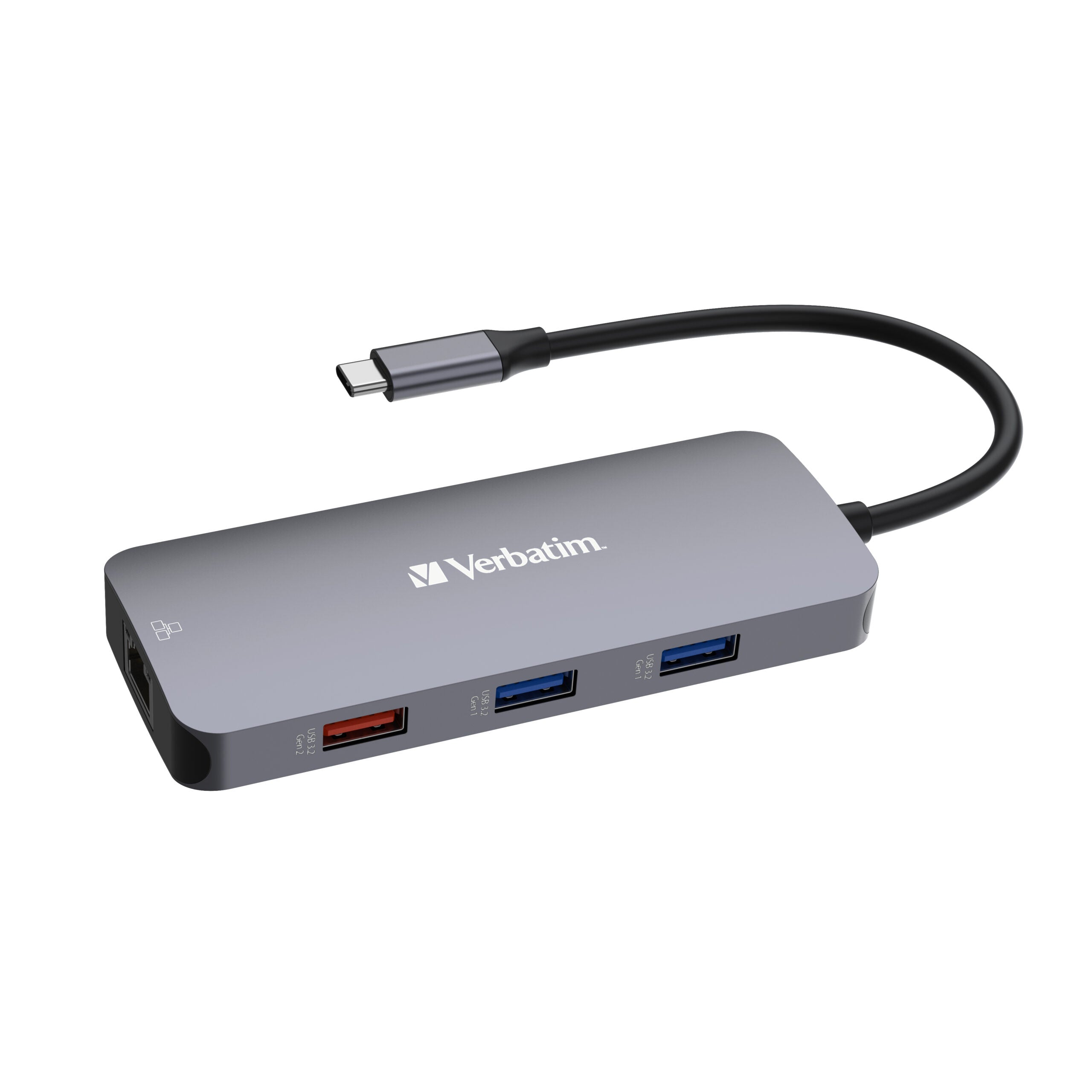 Verbatim USB-C Pro 9合1 USB 3.2 Gen 2 Type-C Lan擴展器 - 32152 [香港行貨]-DIGIBAL ONLINE