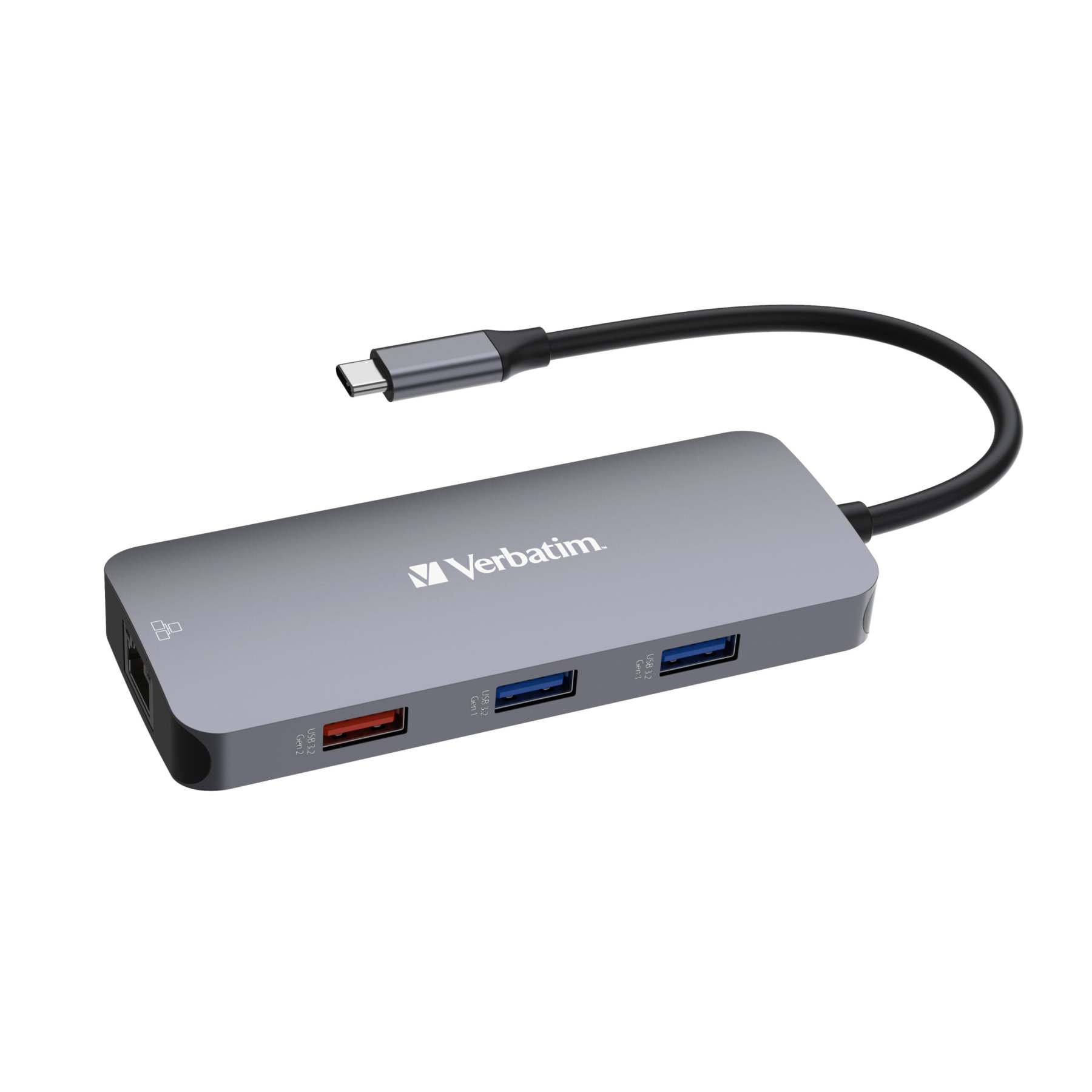 Verbatim USB-C Pro 9合1 USB 3.2 Gen 2 Type-C Lan擴展器 - 32152 [香港行貨]-DIGIBAL ONLINE