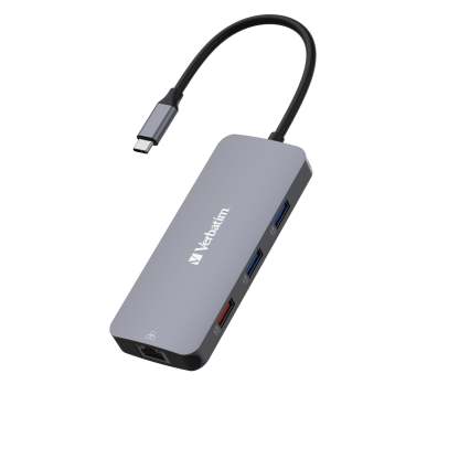 Verbatim USB-C Pro 9合1 USB 3.2 Gen 2 Type-C Lan擴展器 - 32152 [香港行貨]-DIGIBAL ONLINE