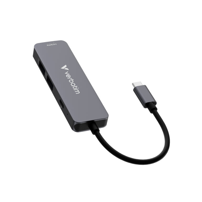 VERBATIM Essentials USB-C 4 端口擴展器 - 香港行貨-DIGIBAL ONLINE