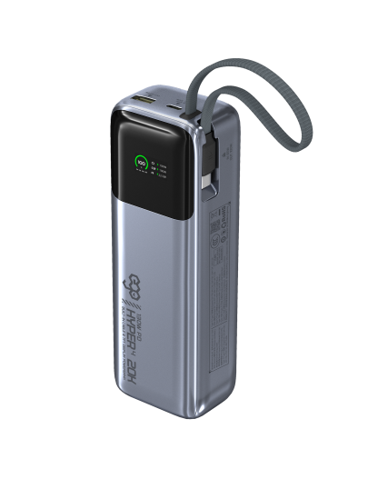EGO Hyper4 20K｜130W 雙向快充自帶線行動電源｜香港行貨