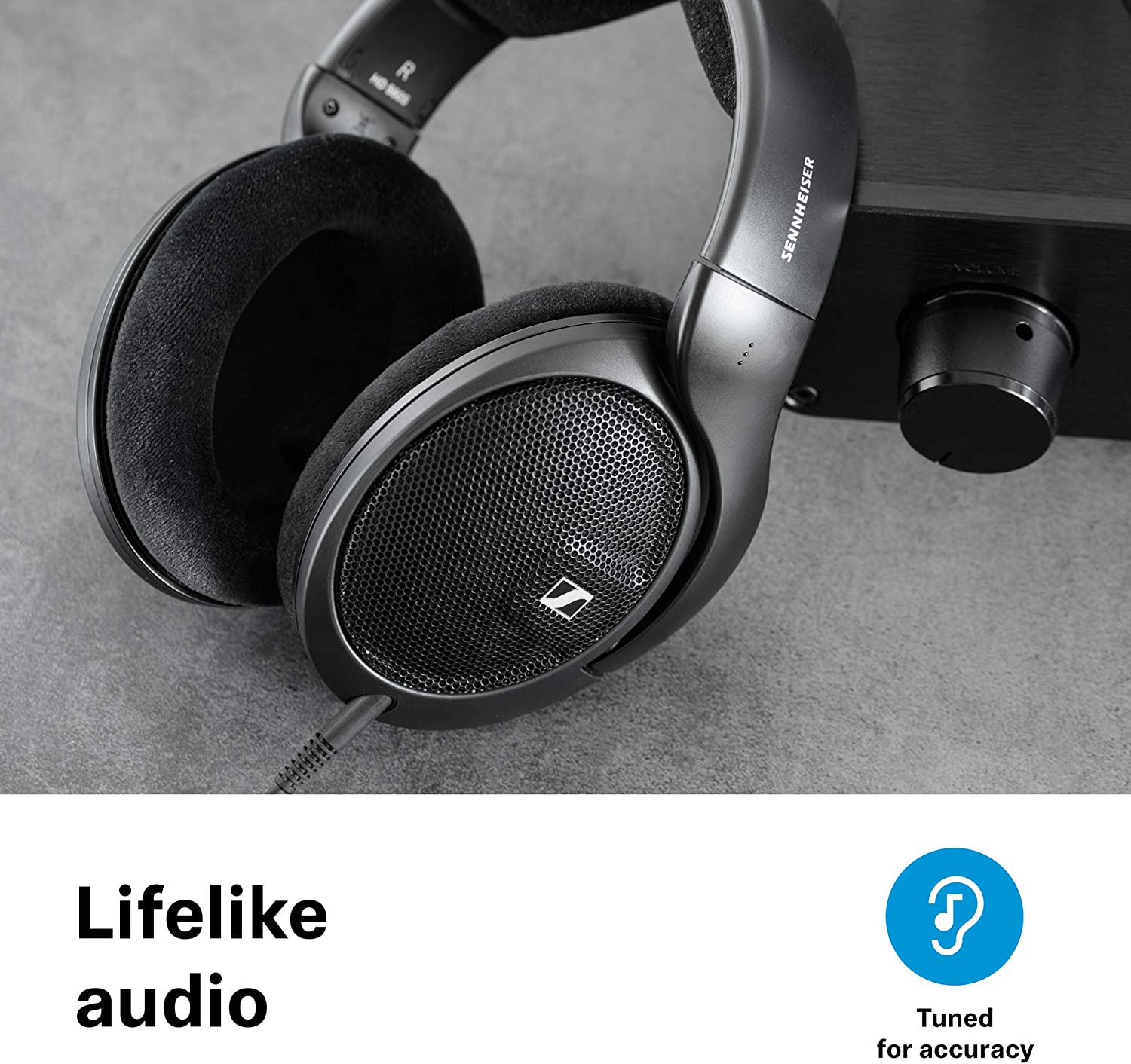  Sennheiser HD 560S Open-Back Headphones | 6Hz–38kHz・Neutral Tuning・Entry-Level Audiophile 