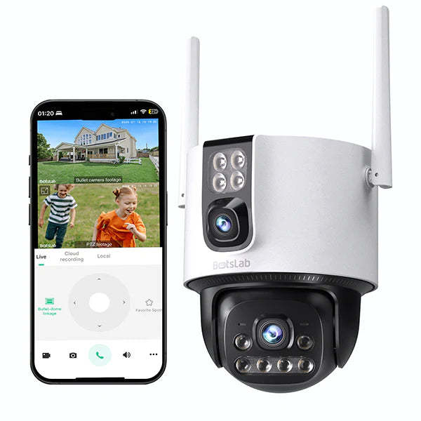 360 Botslab W315 AI智能戶外雙鏡頭攝影機【原裝行貨】 [香港行貨]-DIGIBAL ONLINE