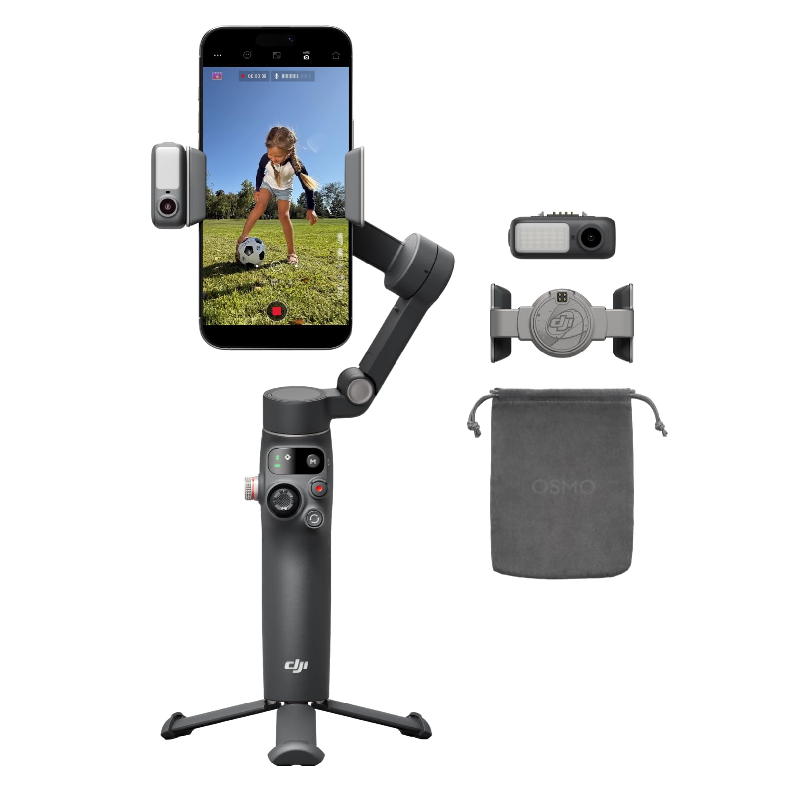 DJI Osmo Mobile 8 全場景精準跟拍手機穩定器（CM-DOM8）[香港行貨]