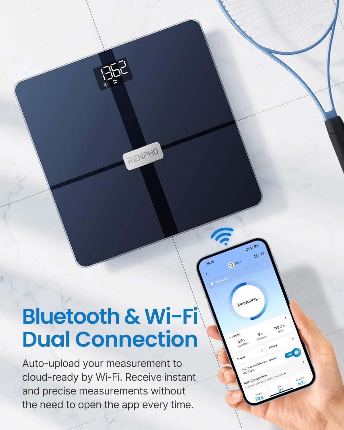 RENPHO Elis Aspire WiFi intelligente Körperfettwaage Hongkong Ware