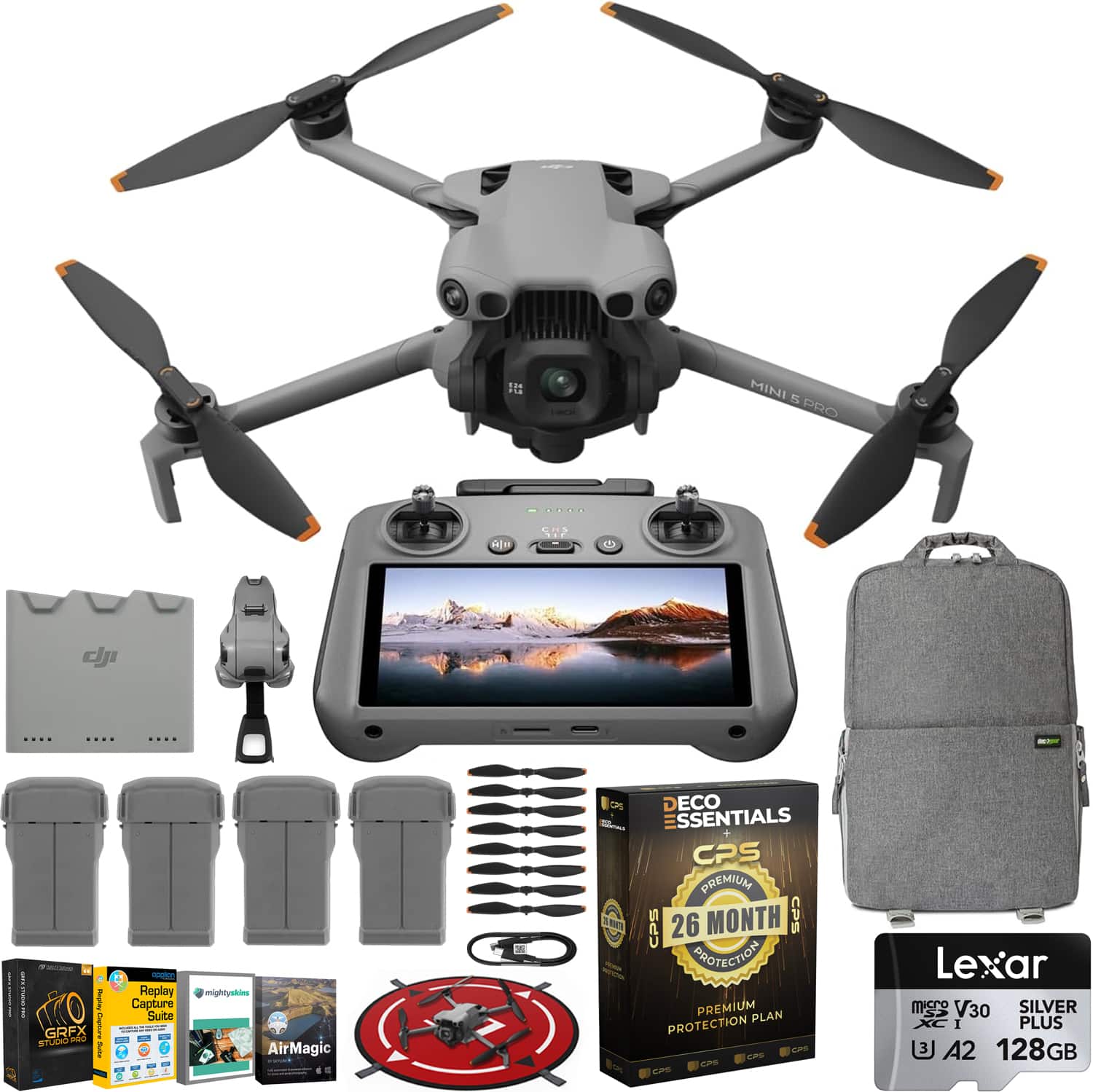 DJI Mini 5 Pro 一英吋大底全能迷你航拍機-暢飛套裝（DJI RC-N3) 航拍無人機（CM-DM5PN3C）[香港行貨]