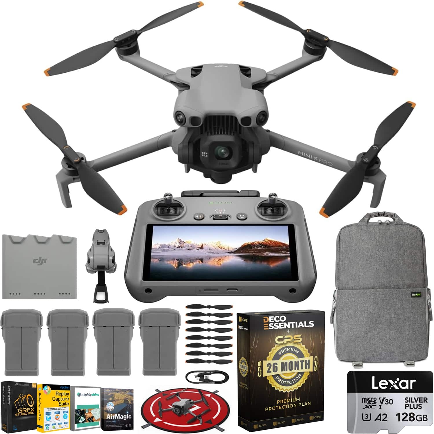 DJI Mini 5 Pro 一英吋大底全能迷你航拍機-暢飛套裝（DJI RC-N3) 航拍無人機（CM-DM5PN3C）[香港行貨]
