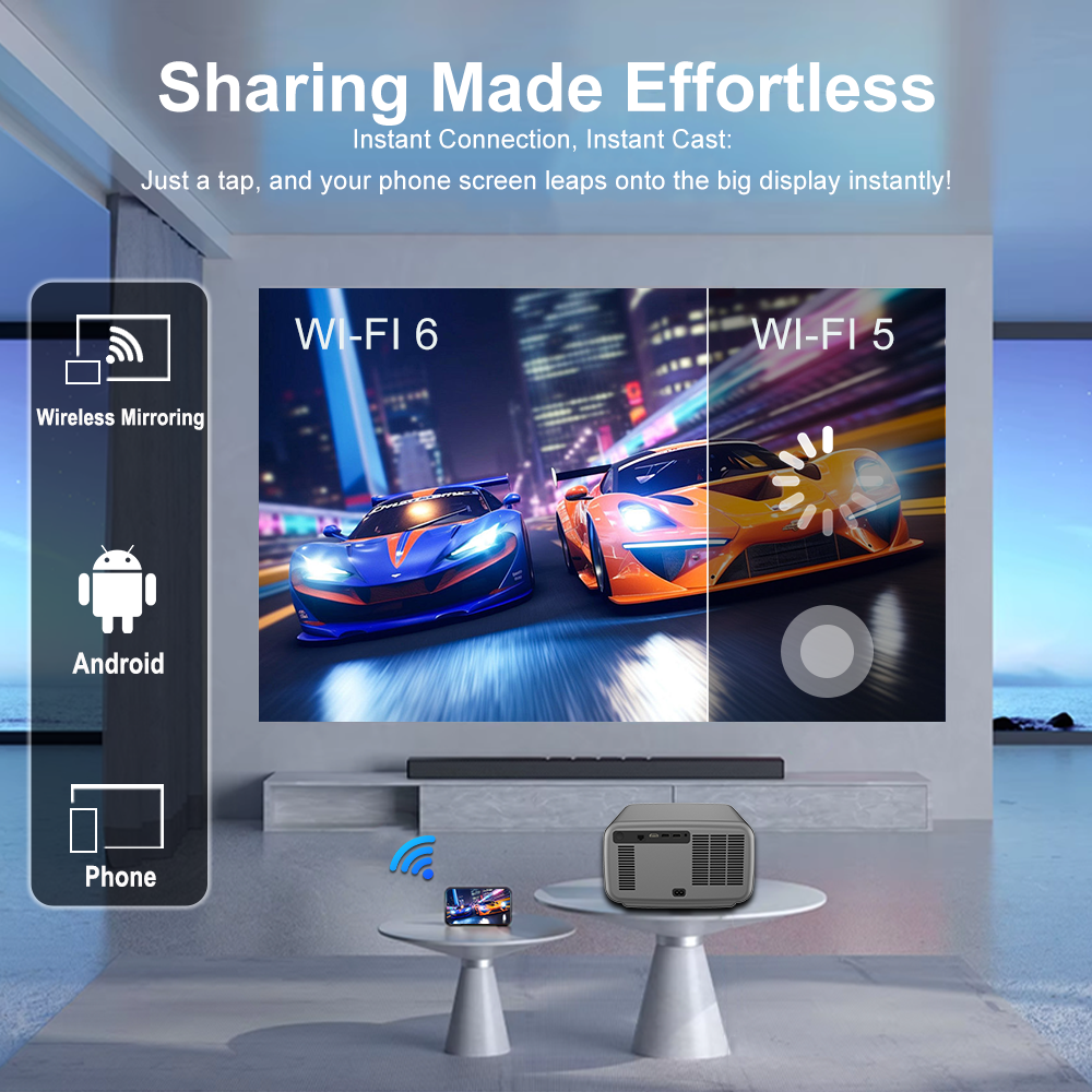 Everycom CubeLite Ultra 2100 ISO / 3000 CVIA Flagship 4K Smart Projector -  EU PLUG [ 1 Year Warranty]
