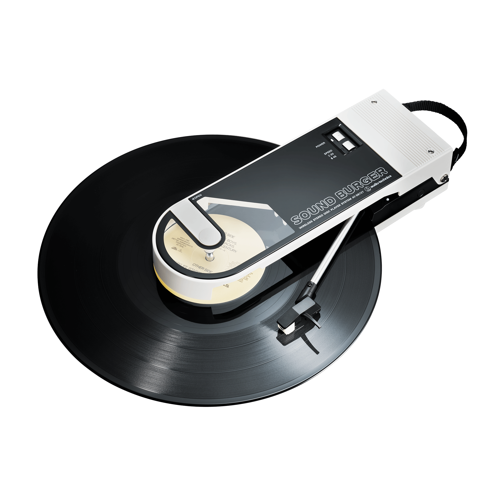 Audio-Technica AT-SB727 Sound Burger 可攜式藍牙黑膠唱盤