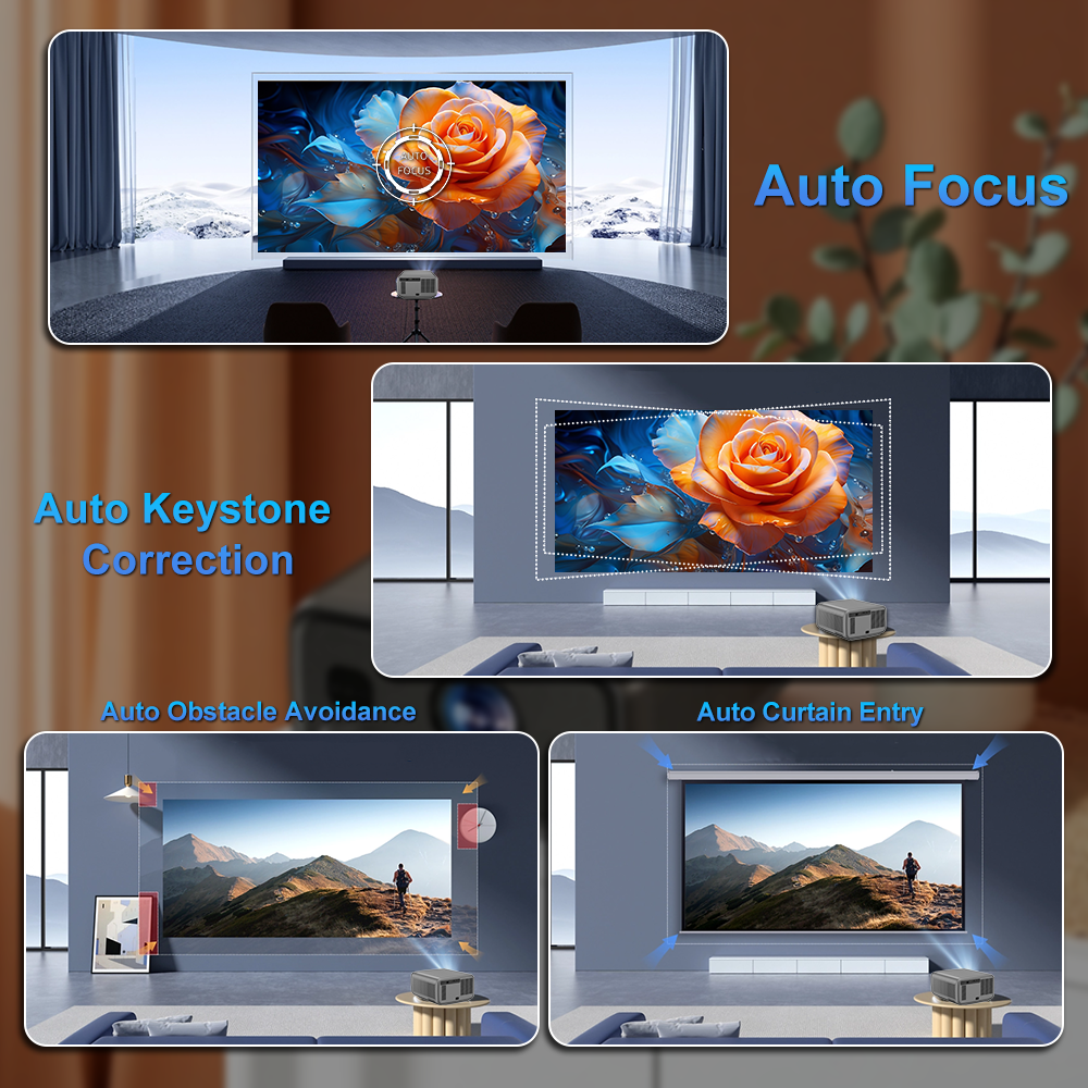Everycom CubeLite Ultra 2100 ISO / 3000 CVIA Flagship 4K Smart Projector -  EU PLUG [ 1 Year Warranty]