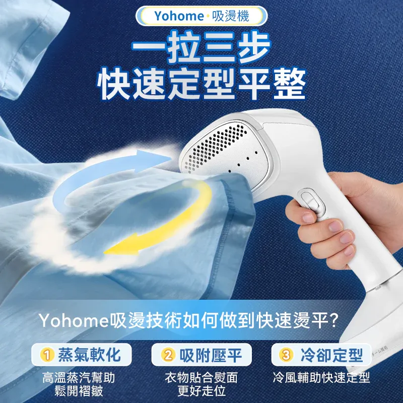 Yohome 真空吸附式直掛速熱除皺便利可拆水箱蒸氣掛燙機PRO [香港行貨一年保養]