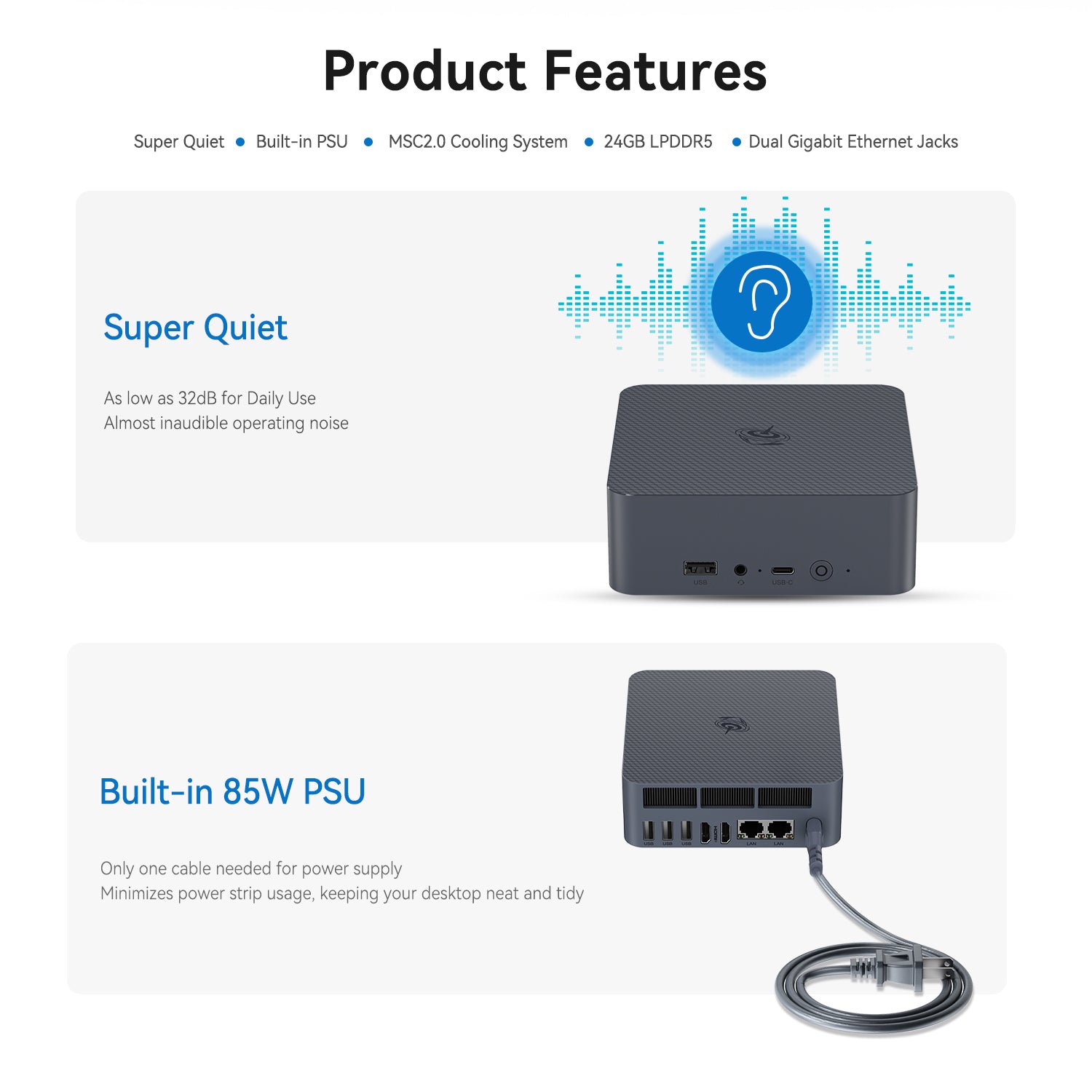Beelink EQi13-LP 13420H 16G mini computer (CS-BEQ134H) [Hong Kong genuine product]