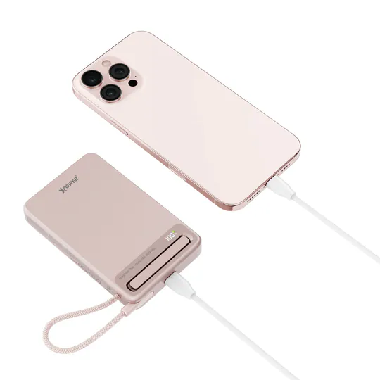 XPower MagNetoPlus Q10 Pro鋁合金10000mAh 45W PD3.0支架內置線及數顯QI2磁吸移動電源 [香港行貨一年保養]