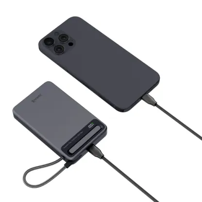 XPower MagNetoPlus Q10 Pro鋁合金10000mAh 45W PD3.0支架內置線及數顯QI2磁吸移動電源 [香港行貨一年保養]