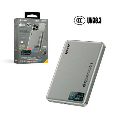 XPower MagDigita² 第2代 彩屏顯示10000mAh PD3.0+QI2 磁吸移動電源 (3C認證版)(鋁合金面)[香港行貨]-DIGIBAL ONLINE