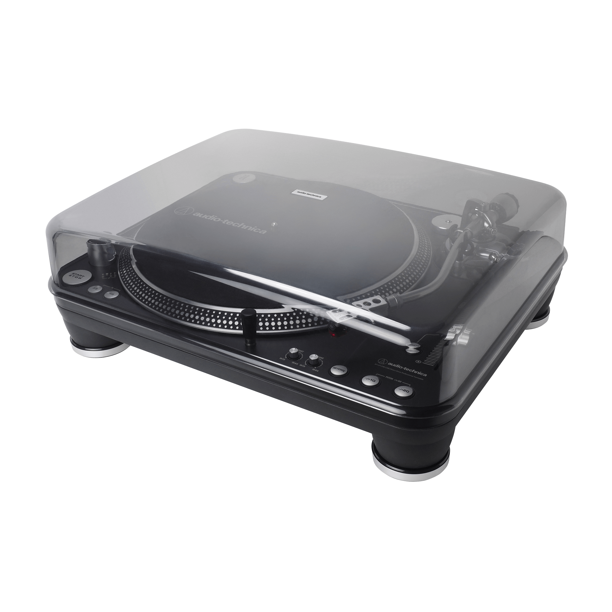  Audio-Technica AT-LP1240-USB XP Professional Direct Drive DJ Turntable (USB) 