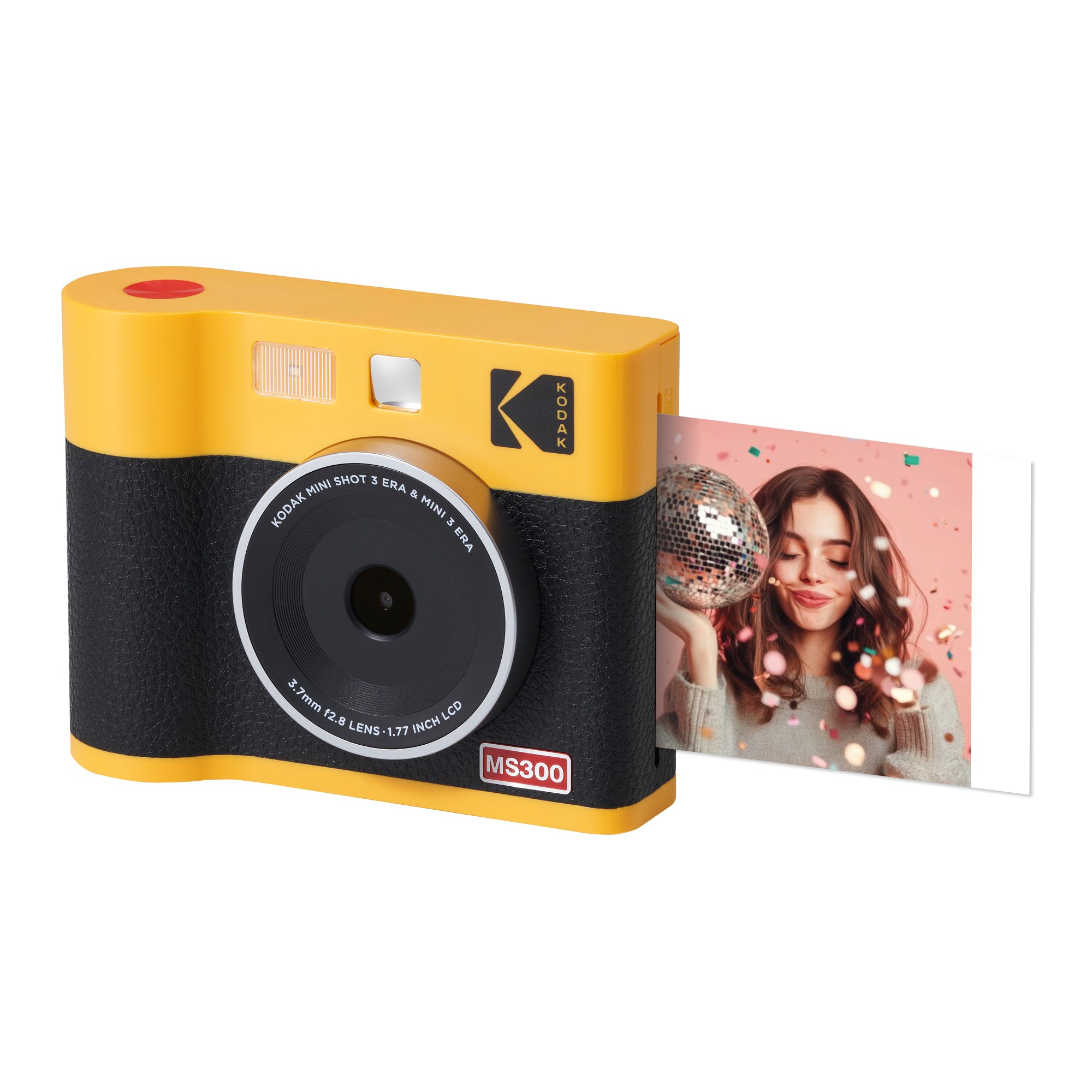 Kodak Mini Shot 3 ERA (MS300) Instant Camera Printer (Yellow/Black) Genuine HK Stock