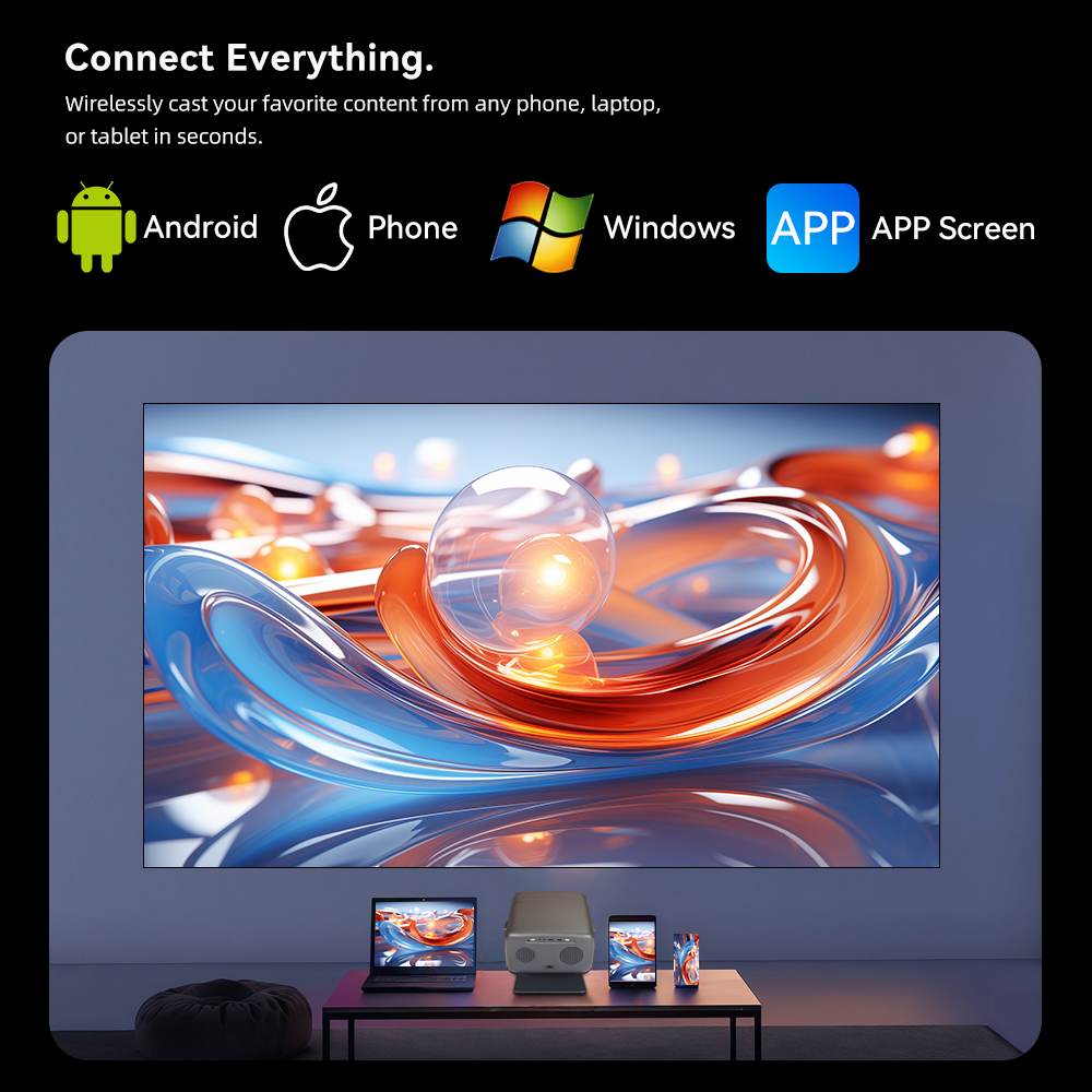 EVERYCOM Spectra 1080P 1200ANSI 高清投影機 - 香港行貨一年保養 | NETFLIX 正版授權