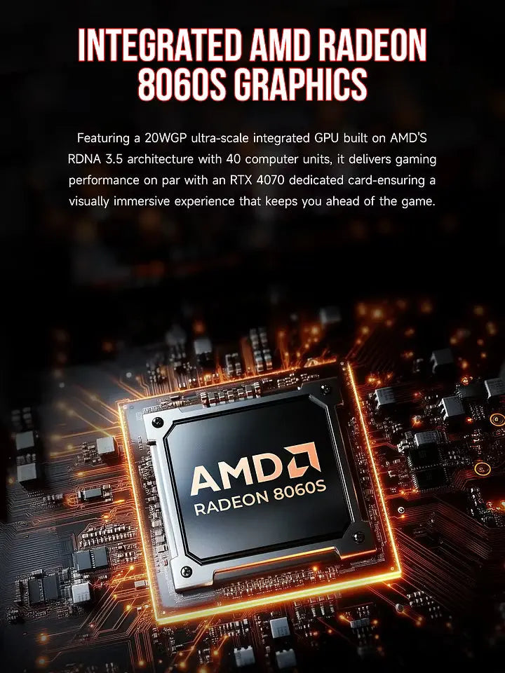 GMKTEC EVO-X2 AMD Ryzen AI Max+ 395 16C AI Mini Computer (CS-GEVOX2) [Hong Kong Genuine Product]
