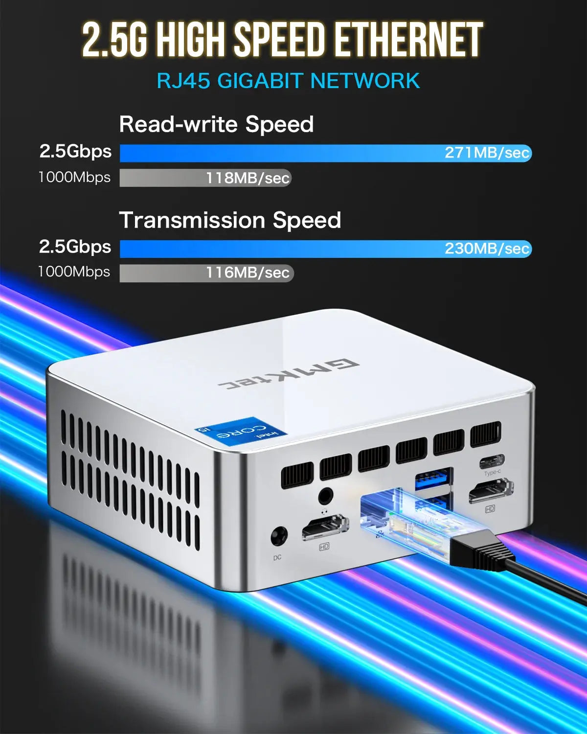 GMKTEC NucBox M3 Intel Core i5-12450H Mini Computer (CS-GNBM3V) [Hong Kong Genuine Product]