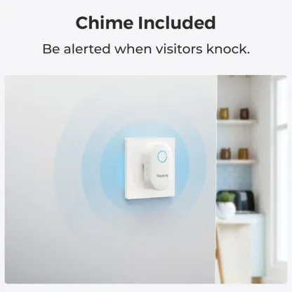 Reolink 5MP PoE Camera Video Doorbell with Chime Person Detection [香港行貨]