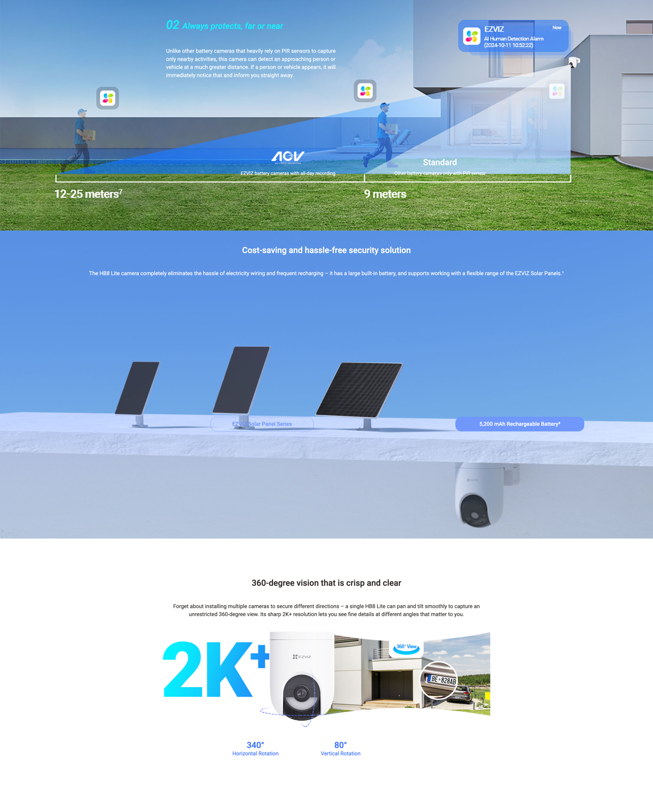 EZVIZ HB8Lite 4G LTE+WIFI 全無線電池智能攝錄機（CS-HB8c-R100-1N4WL4GA）[香港行貨]