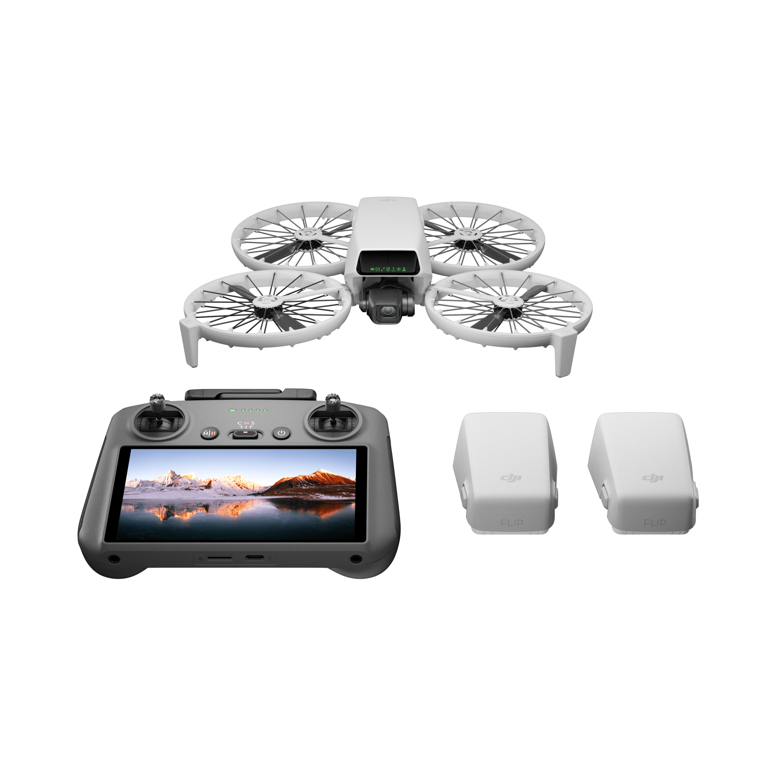  DJI Flip All-in-One Vlog Drohne - Mit Bildschirmfernbedienung (CM-DFMC) [Hongkong Ware] 