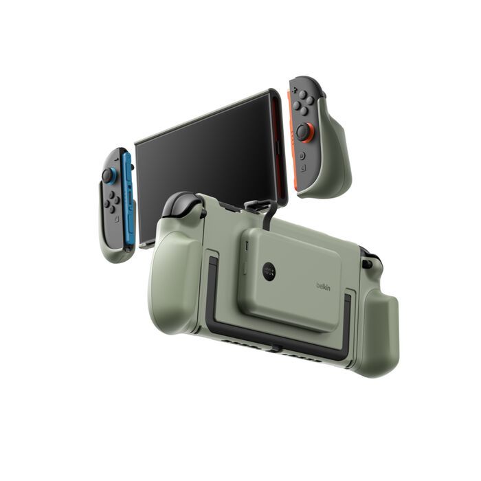 BELKIN Nintendo Switch 2 充電握把 橄欖綠 ENA019qcOL 香港行貨