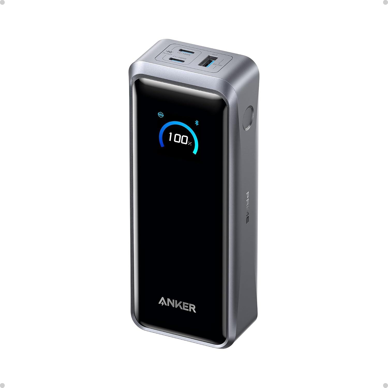 Anker Prime Power Bank (26K, 300W) 140W USB-C PD 26,250mAh 行動電源 (A110A)[香港行貨18月保養]