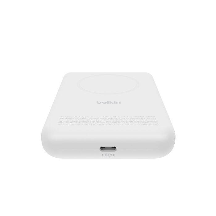 BELKIN UltraCharge Pro 10K 磁吸流動電源 白色 BPD014fqWH 香港行貨