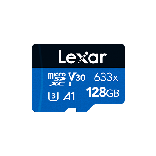 LEXAR MICROSDXC 633X microSDHC™/microSDXC UHS-I Card BLUE Series 連SD卡轉接器 - Class 10, U3, V30, A1 [原廠行貨]-DIGIBAL ONLINE