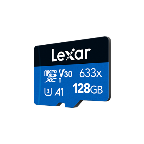 LEXAR MICROSDXC 633X microSDHC™/microSDXC UHS-I Card BLUE Series 連SD卡轉接器 - Class 10, U3, V30, A1 [原廠行貨]-DIGIBAL ONLINE